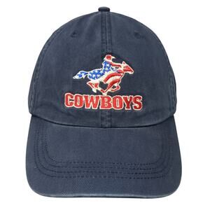 Cowboys Slideback Hat Blue One Size Embroidered Alternative Apparel